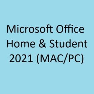 Microsoft office home & student 2021 (mac/pc)