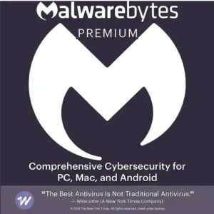 Malwarebytes Premium ( Anti Ransomware , Antivirus , Anti Spyware , Anti Malware ) , 1 Year 1 User