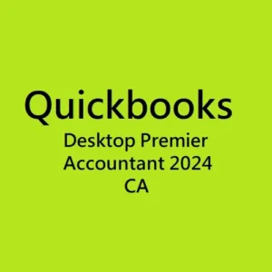 Intuit Quickbooks Desktop Premier Accountant 2024 CA
