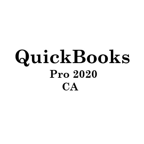 Quickbooks Pro 2020 CA