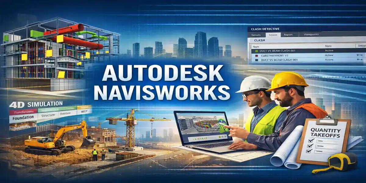 “Autodesk Navisworks clash detection and BIM coordination for construction projects”