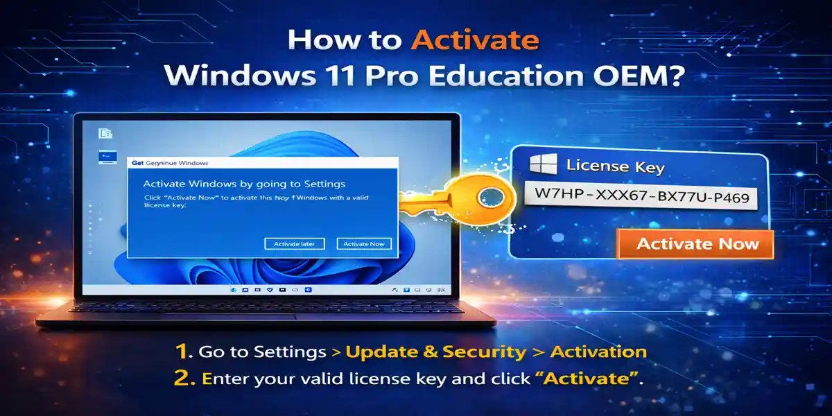 Guide to Activate Windows 11 Pro Education OEM on Your Device