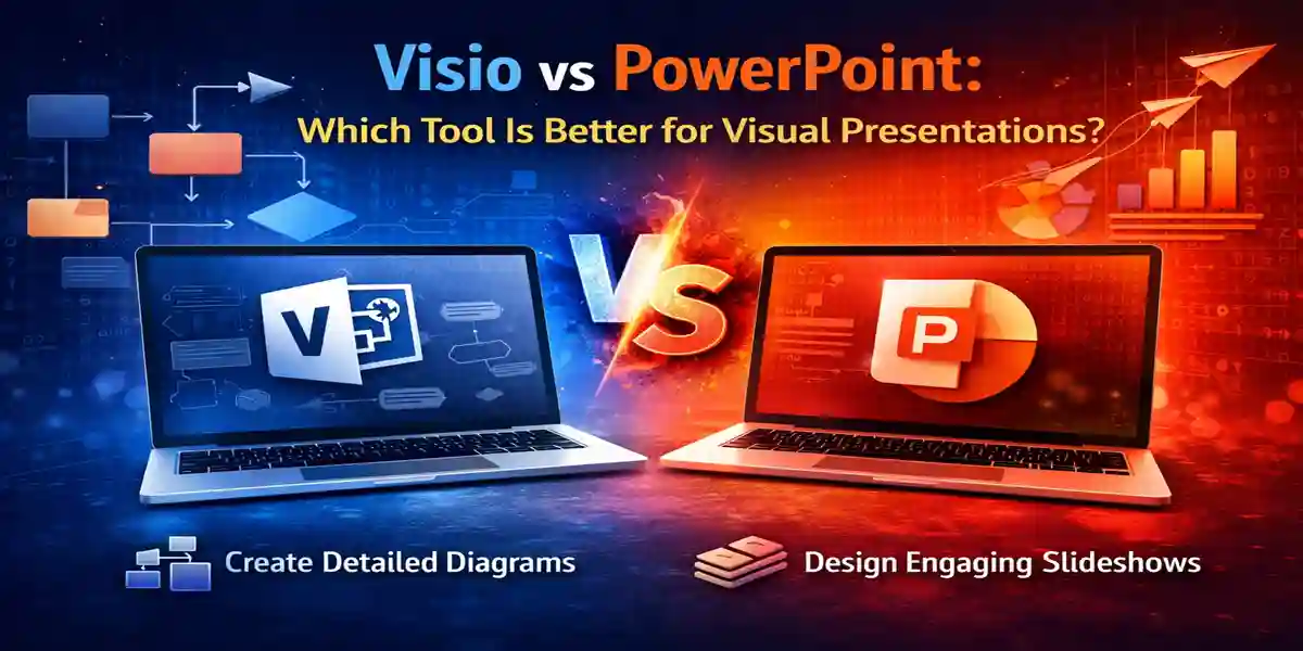 Visual Comparison of Visio and PowerPoint for Business Use