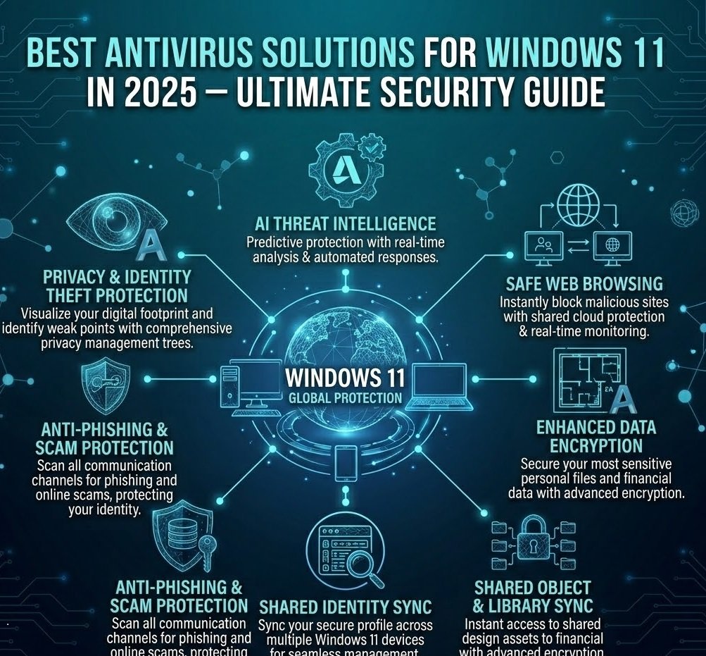 Best Antivirus Solutions for Windows 11 in 2025 – Ultimate Security Guide