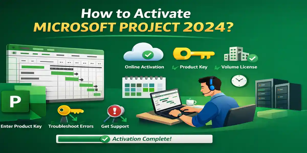 how to activate Microsoft Project 2024