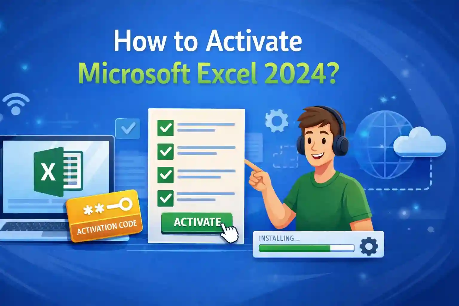 clear instructions with a 'Lifetime Activation'