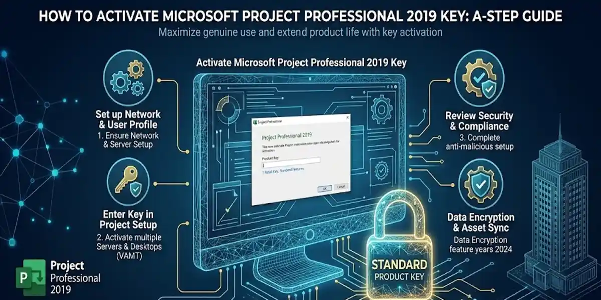 create an image How to Activate Microsoft Project Professional 2019 Key