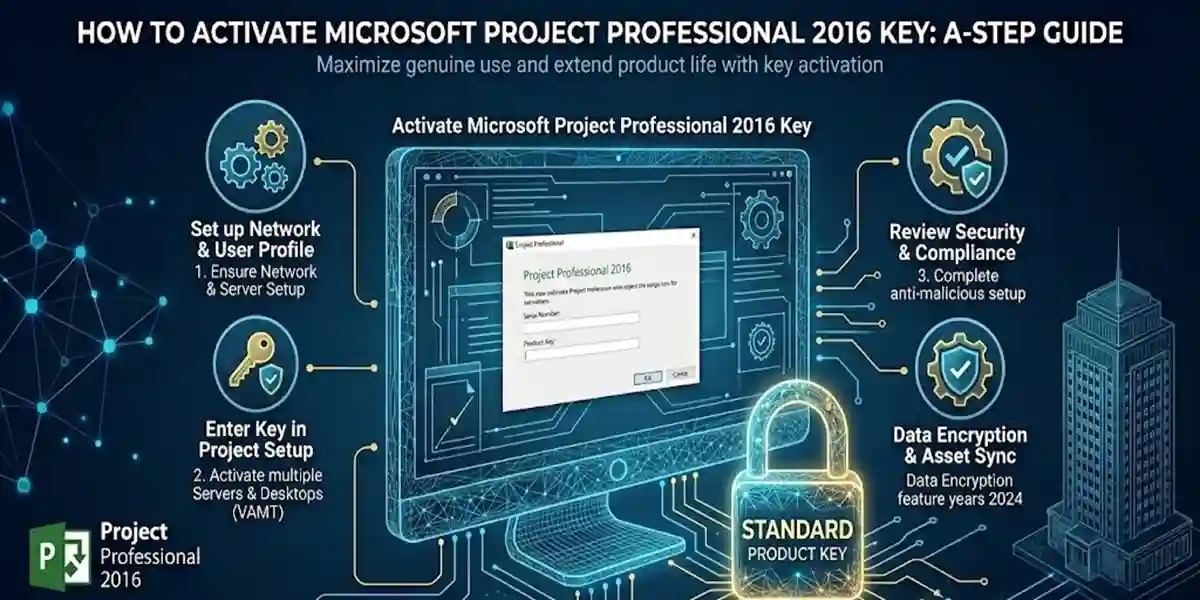 How to Activate Microsoft Project Professional 2016 Key