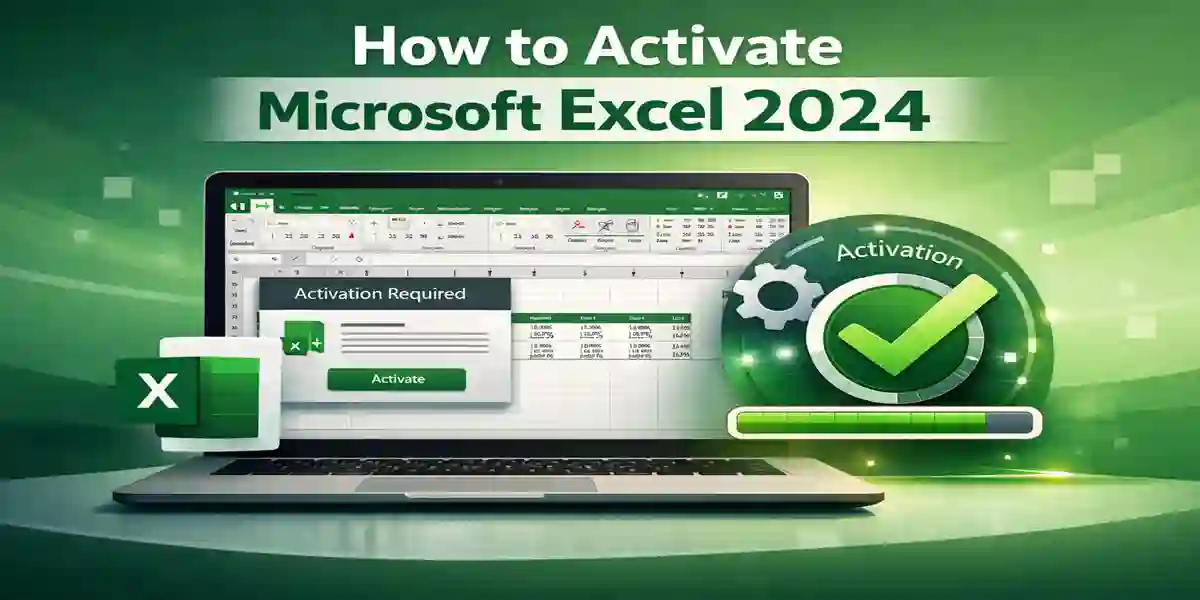 Step by step process to activate Microsoft Excel 2024 on Windows