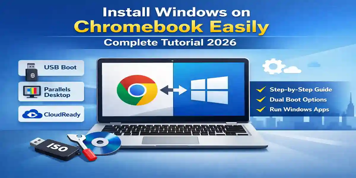 Install Windows on Chromebook Easily | Complete Tutorial 2026