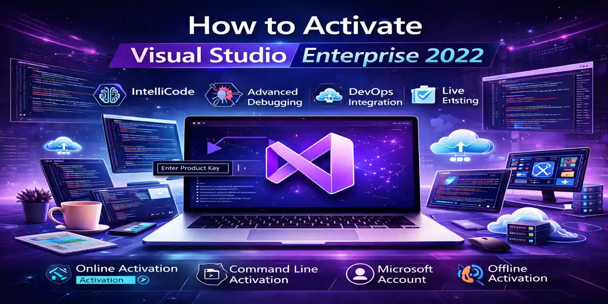 Visual Studio Enterprise 2022 Activation with AI, Live Unit Testing, and DevOps