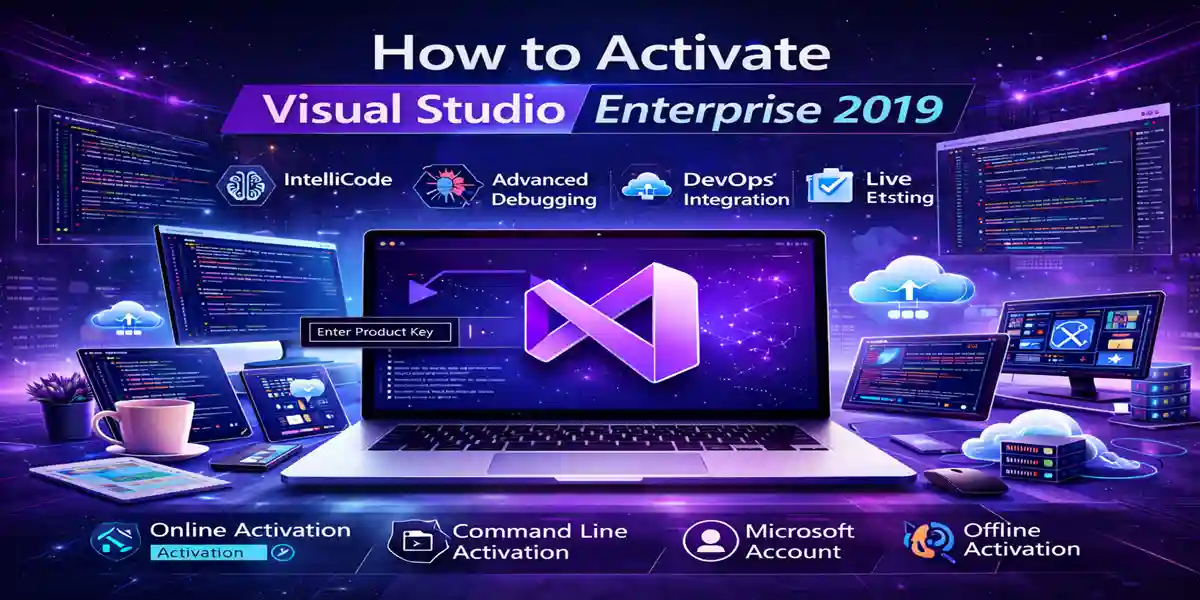 Guide to Activating Visual Studio Enterprise 2019 with Product Key