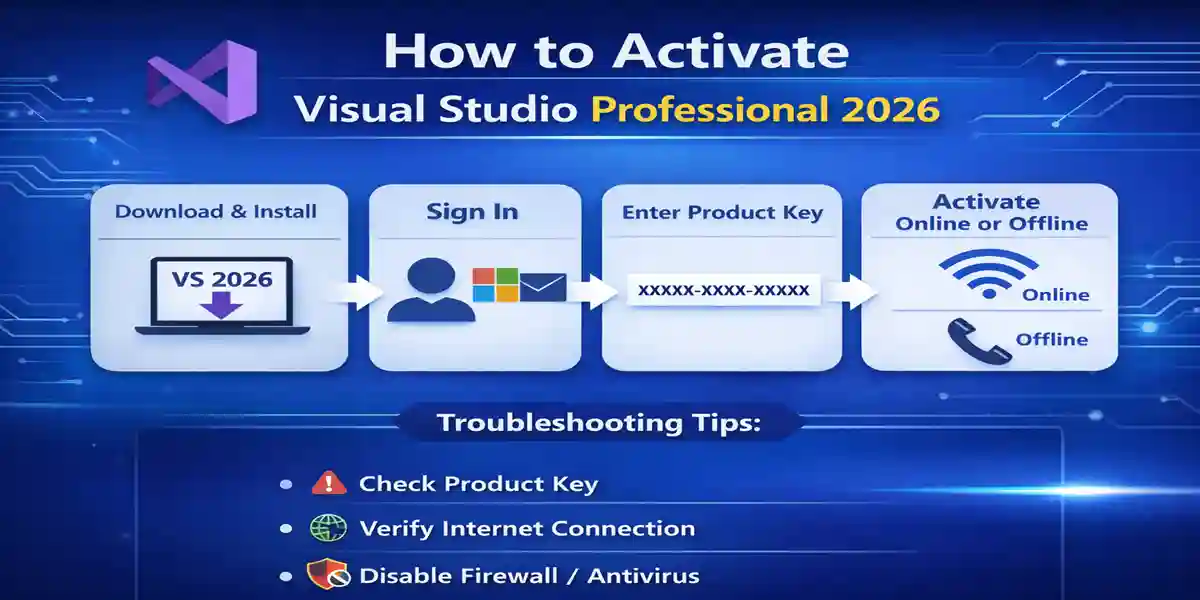 activating visual studio 2026