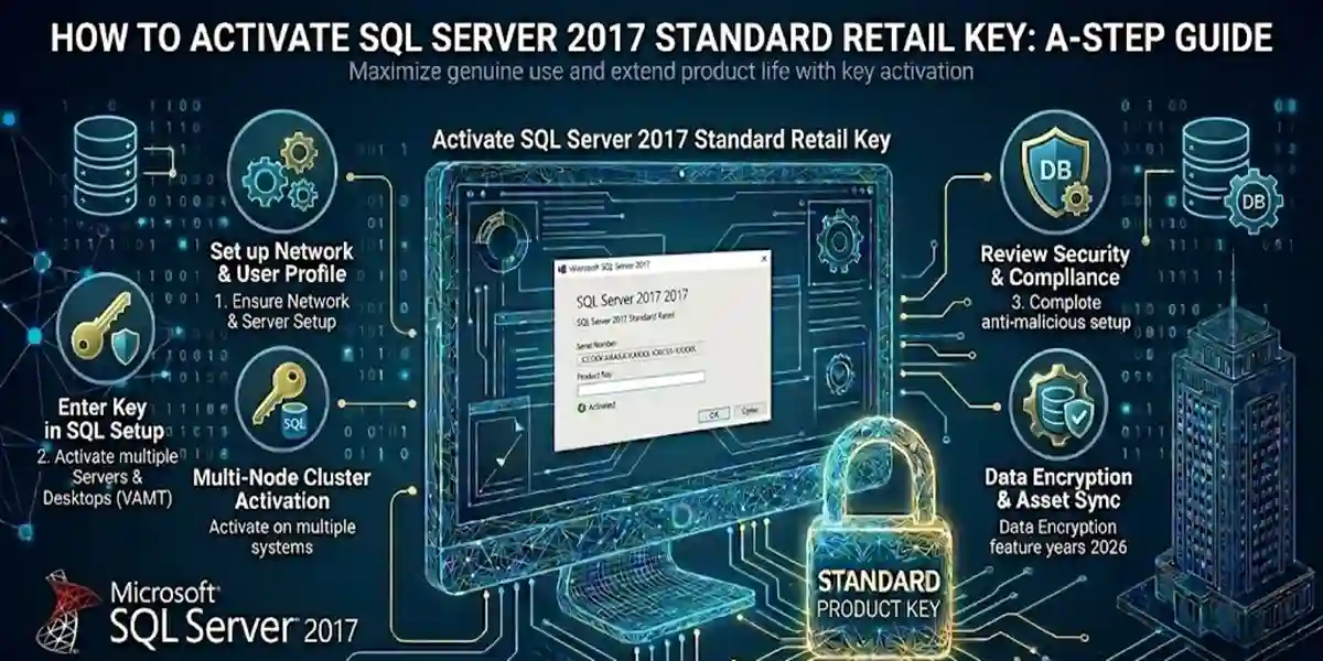 How to Activate SQL Server 2017 Standard Retail Key
