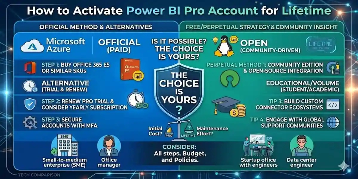 How to Activate Power BI Pro Account for Lifetime