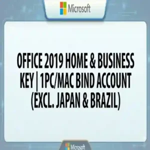 Office 2019 Home & Business Key – 1PC/MAC Bind Account (Excl. Japan & Brazil)