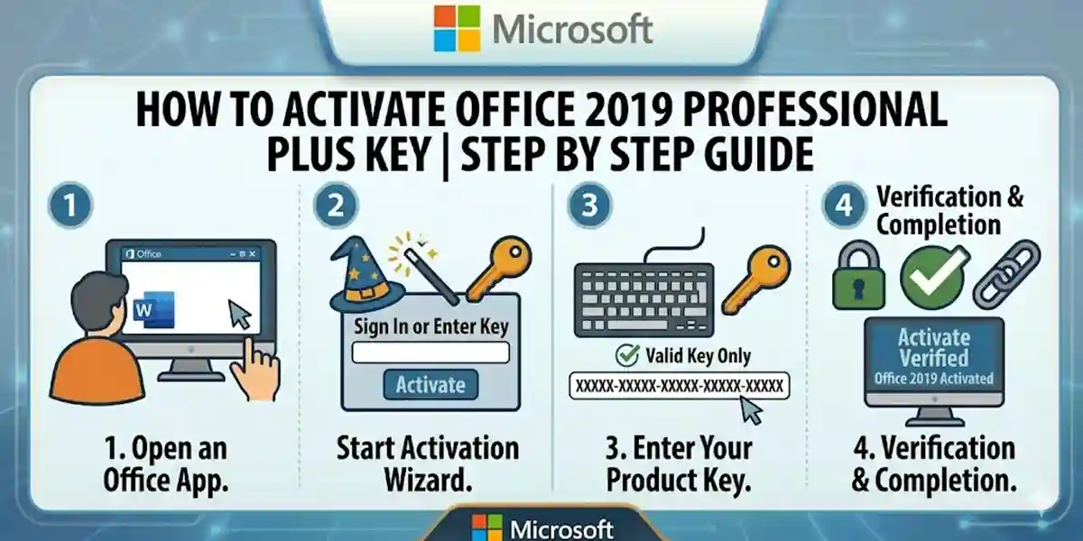 How to Activate Office 2019 Professional Plus Key | Step by Step Guide