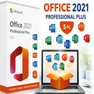 create an image for the product Microsoft Office 2021 Professional Plus 5PC