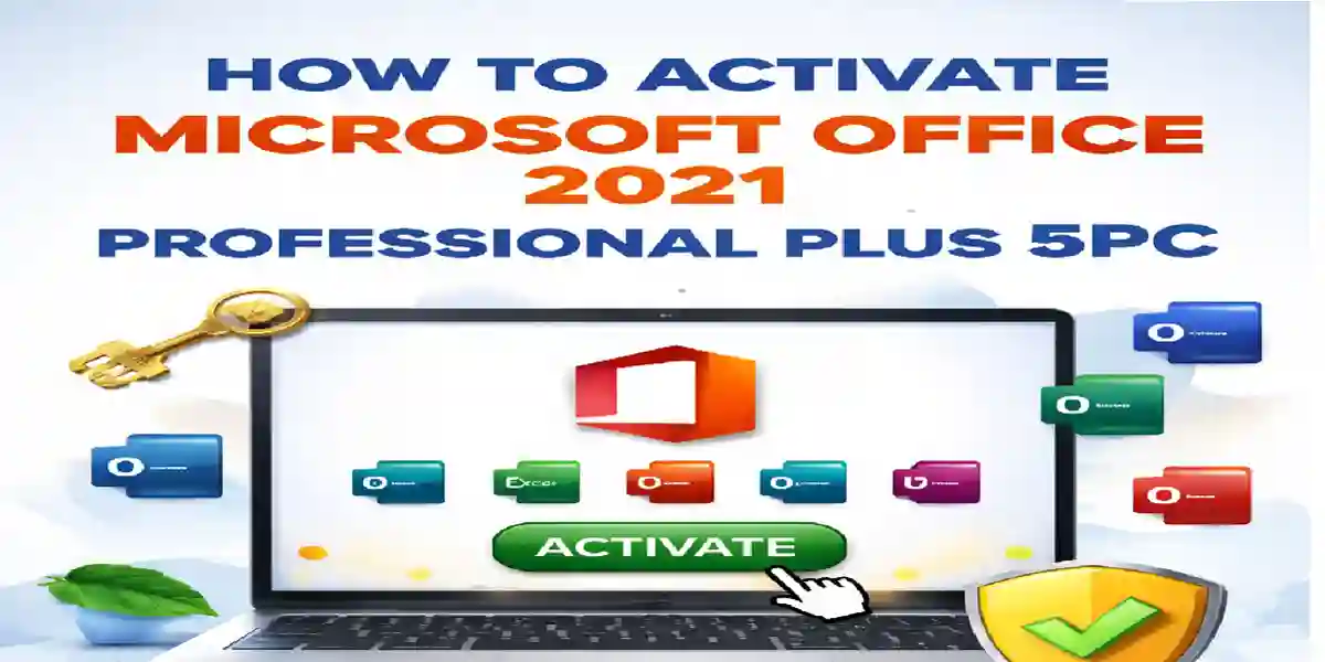 provide an image for the blog How to Activate Microsoft Office 2021 Professional Plus 5PC Easily