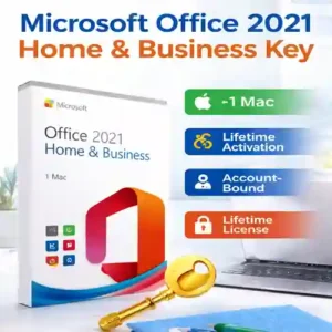 Microsoft Office 2021 Home & Business Key – 1MAC, Lifetime Activation, Account-Bound