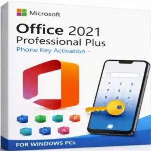 crete an image for the product Microsoft Office 2021 Professional Plus – Phone Key Activation for Windows PCs