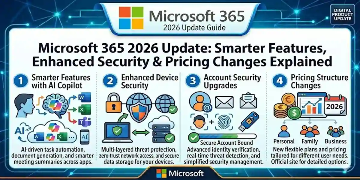 Microsoft 365 2026 Update: Smarter Features, Enhanced Security & Pricing Changes Explained