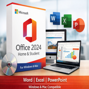 Microsoft Office 2024 Home & Student – Windows & Mac |Latest Productivity Suite