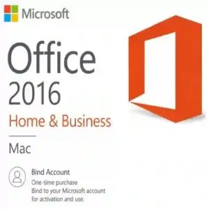 create an image for the product Microsoft Office 2016 Home & Business (Mac Bind Account)
