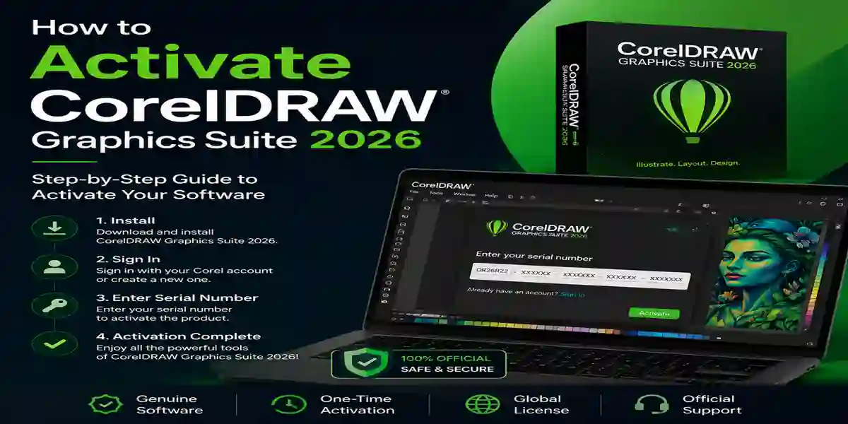 How to Activate CorelDRAW Graphics Suite 2026