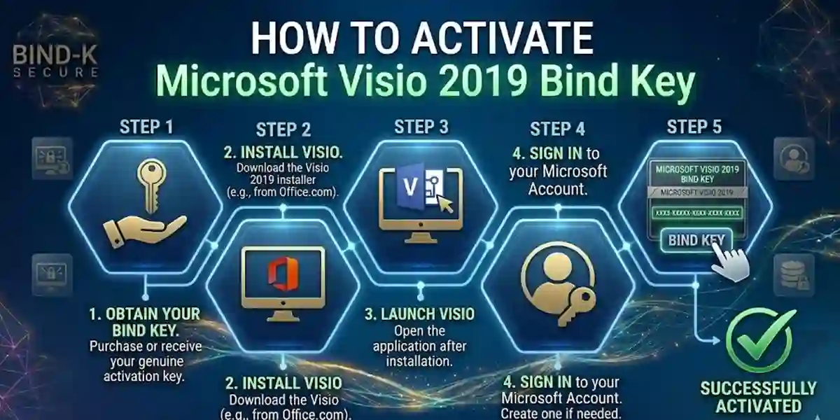 How to Activate Microsoft Visio 2019 Bind Key