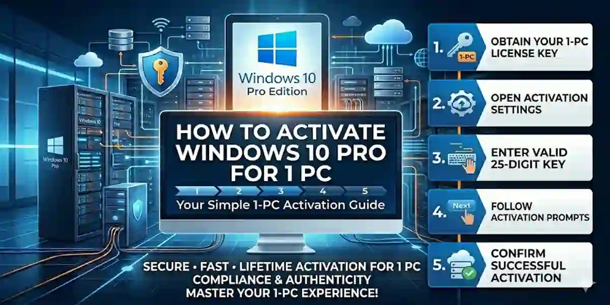 How to Activate Windows 10 Pro for 1 PC