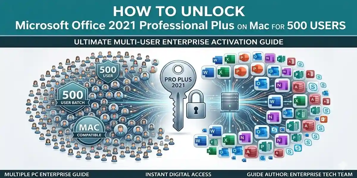 How to Unlock Microsoft Office 2021 Professional Plus on Mac for 500 Users